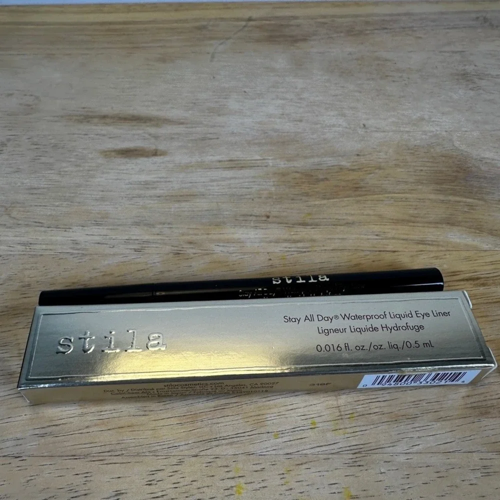 Stila Stay All Day Waterproof Liquid Eye Liner 0.5mL Intense Black 0.016 fl oz